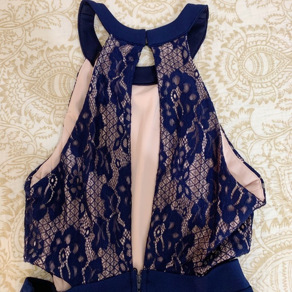 A-Line Halter Party Dress - Picture 4 of 4